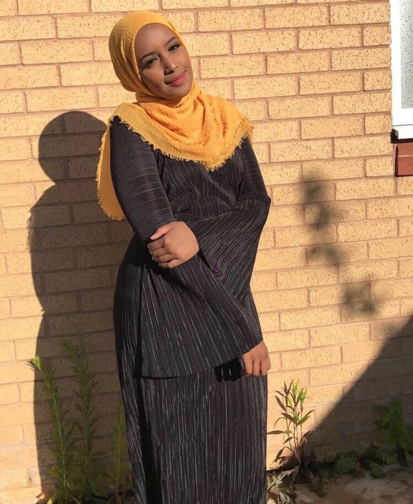 Hijab Froissé Jaune Moutarde Basic Collection