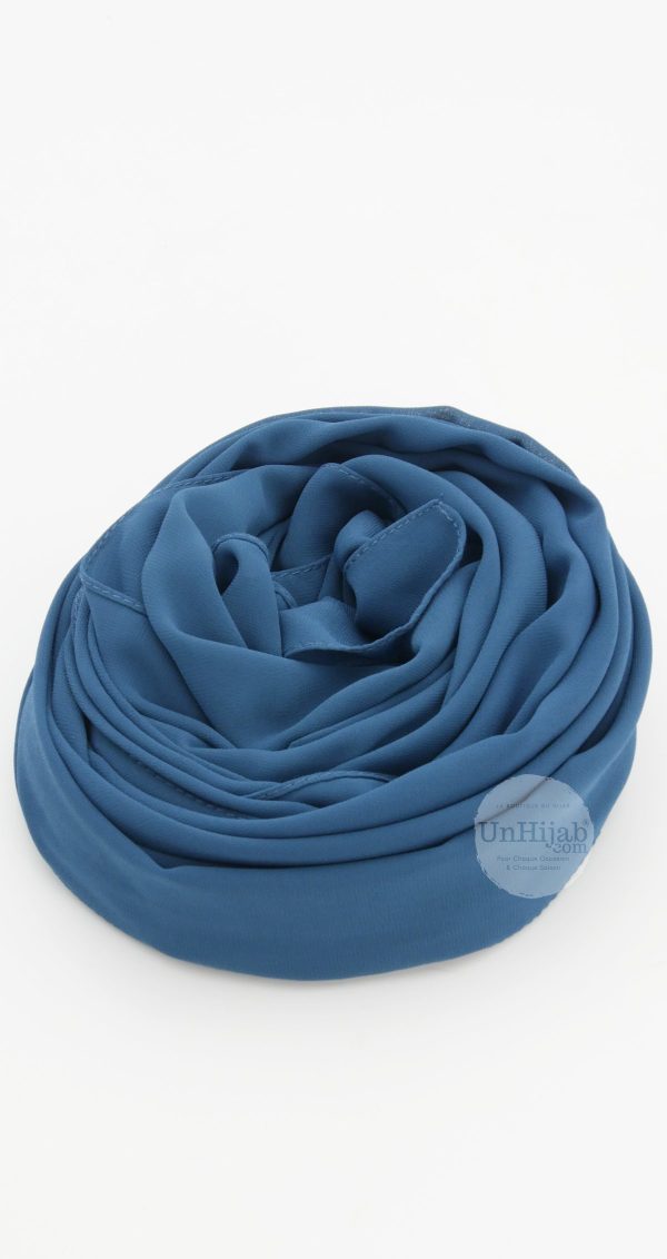 Hijab Mousseline Teal Premium Collection