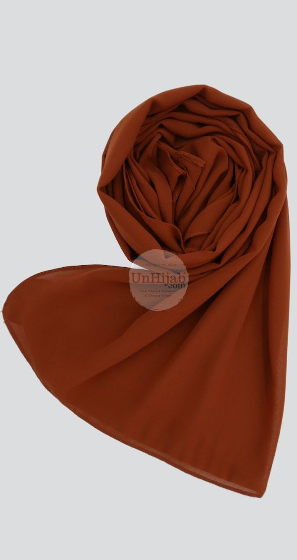 Hijab Mousseline Auburn Premium Collection