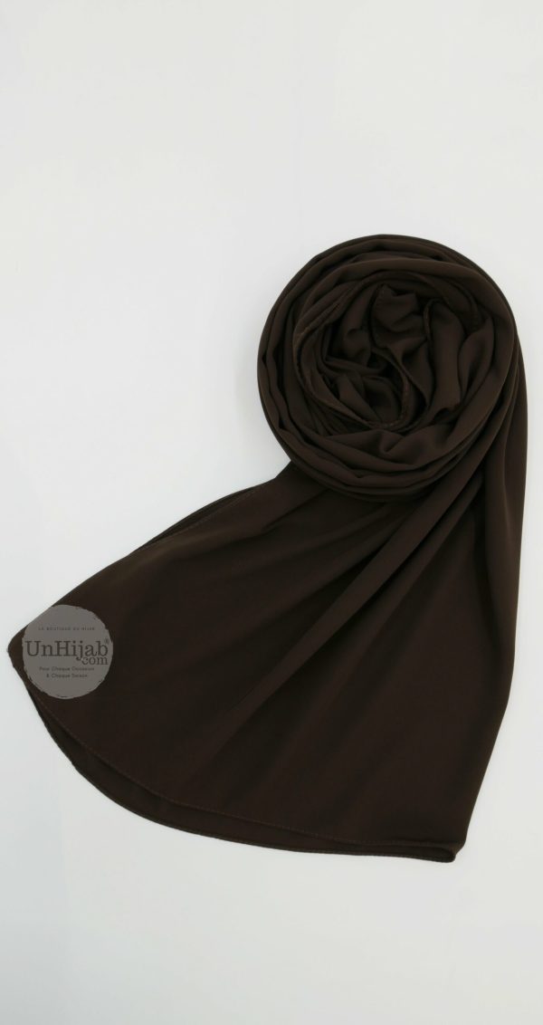 Hijab Soie de Medine Chocolat
