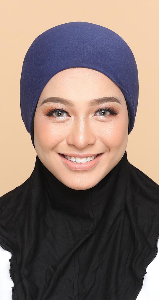 Sous Hijab Collection Basic Bonnet Bleu Marine