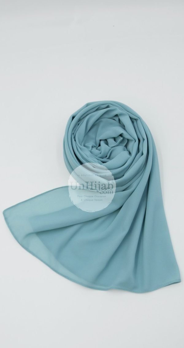 Hijab Mousseline Turquoise Premium Collection