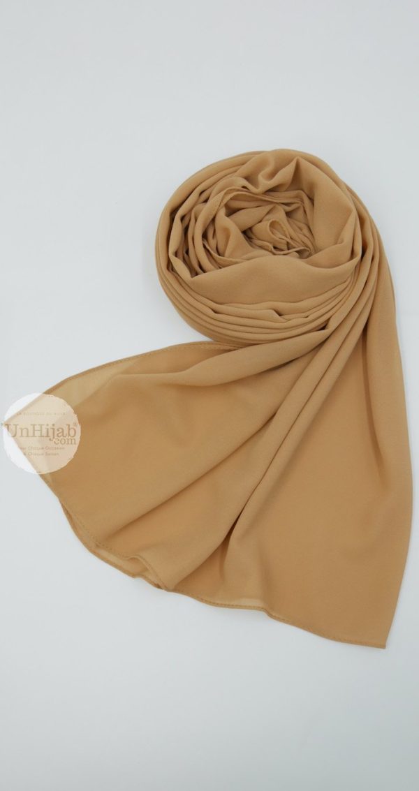 Hijab Mousseline Camel Collection XL