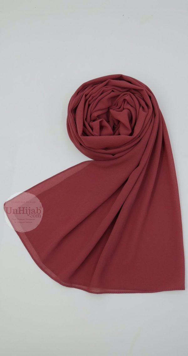 Hijab Mousseline IndianRed Collection XL