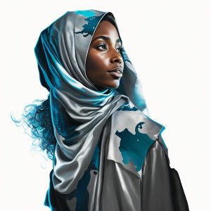 femme avec le hijab