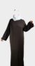 Robe Pull Longue Femme Marron Foncé, Abaya tricot