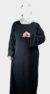 Robe Pull Longue Femme Noire abaya noire pas chère