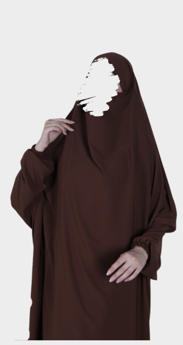 Jilbab 2 pieces avec jupe pas cher pour femme