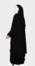 Jilbab femme 2 pièces Noir avec jupe
