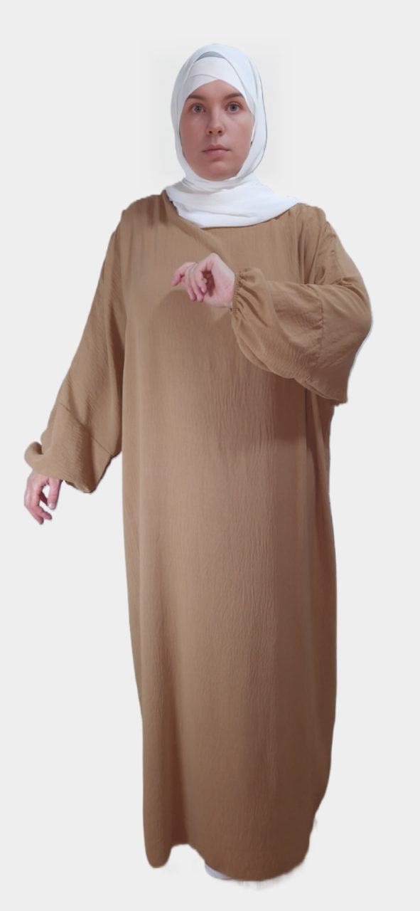 Abaya Camel Simple